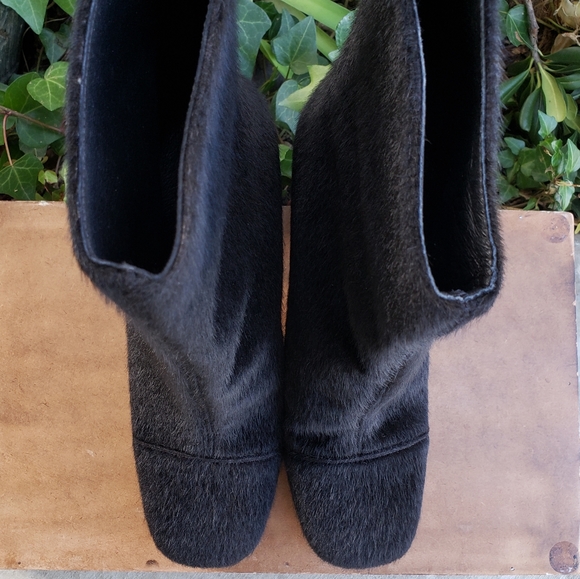 Retro-Inspired Pony Hair Free People Boots - Picture 8 of 8